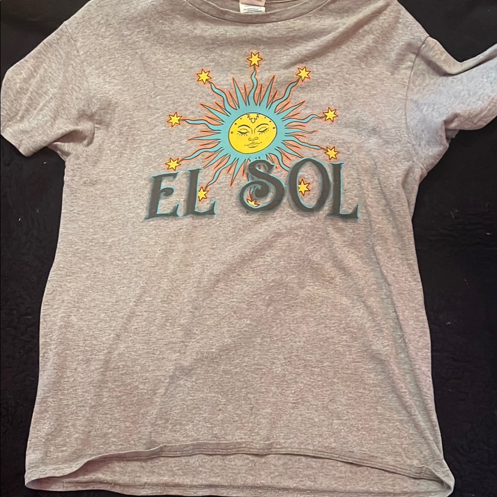 Gray El Sol Kids T-Shirt